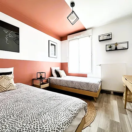 *new* Alba 6 Pax 8min Appartement Serris